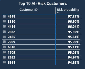 Top 10 High-Risk Customers